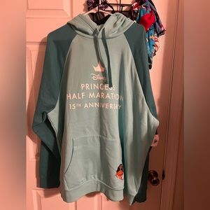 2XL 2023 Run Disney Princess Half Marathon Weekend Moana Hoodie 13.1 miles